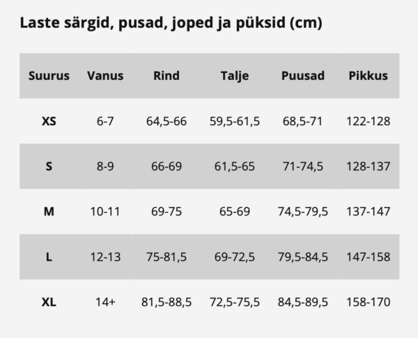 Laste võistlusvorm - Image 3