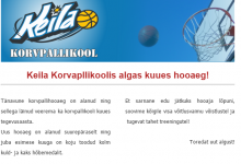 Uudiskiri: Korvpallikoolis algas uus hooaeg