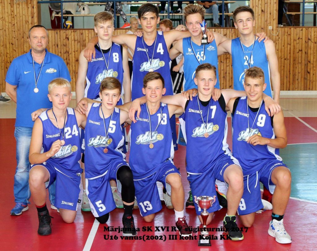 U16 poisid saavutasid Märjamaa Sügisturniiril 3 koha