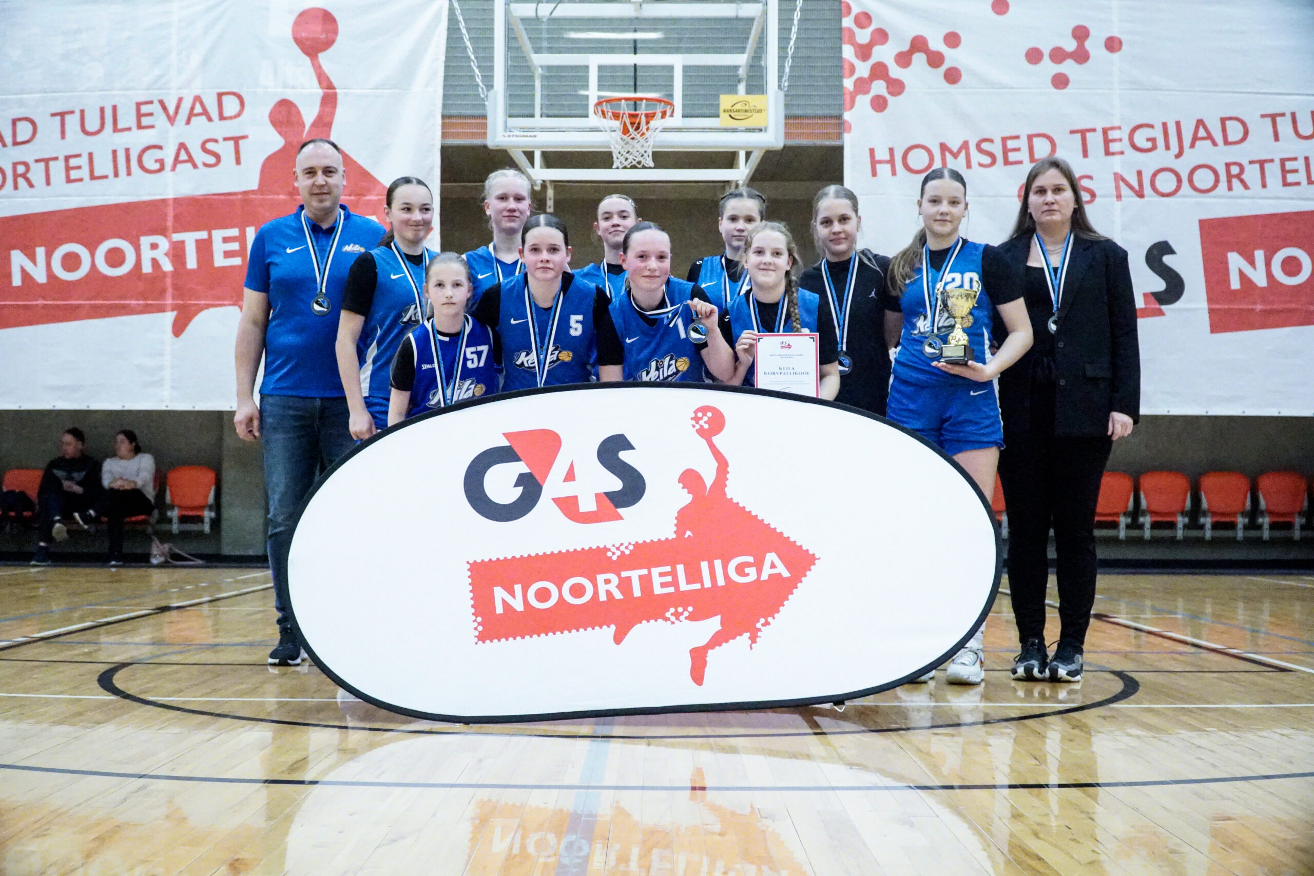 Keila Korvpallikooli U14 tüdrukud saavutasid Eesti meistrivõistlustel suurepärase 2. koha! Võistkonda kuulusid Rebecca Ots, Heleriin Kuusler, Saskia Reemets, Ni
